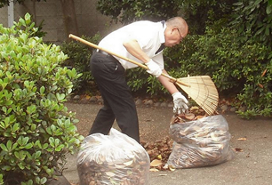 近隣清掃活動